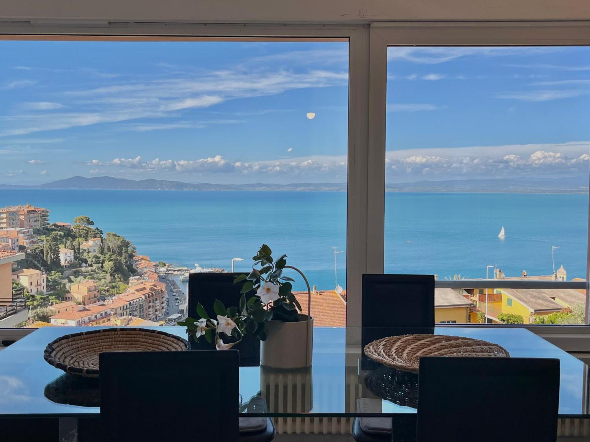 Porto Santo Stefano Vista Mare + Parcheggio Gratuito Apartment Ngoại thất bức ảnh
